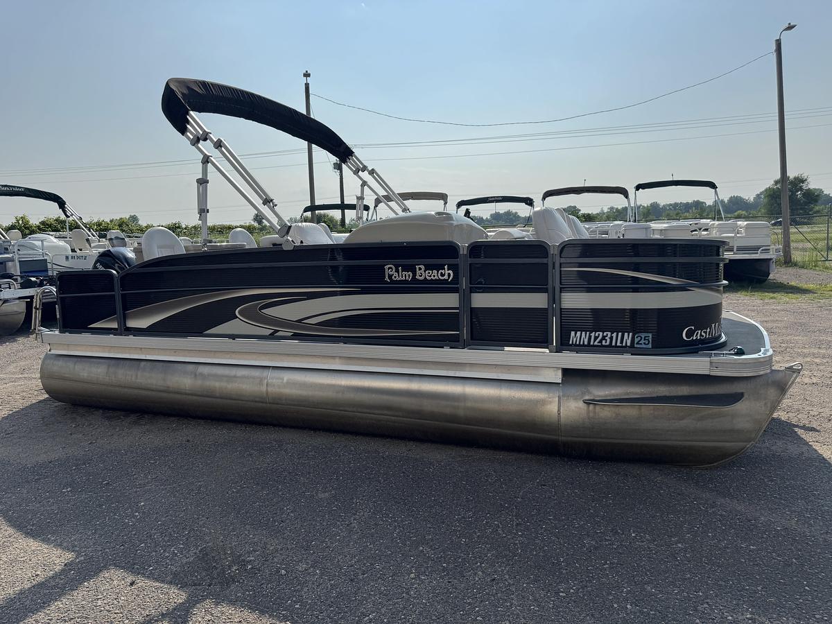 Used 2017 Palm Beach Cast Master 200 Pontoon WITH Sea Legs