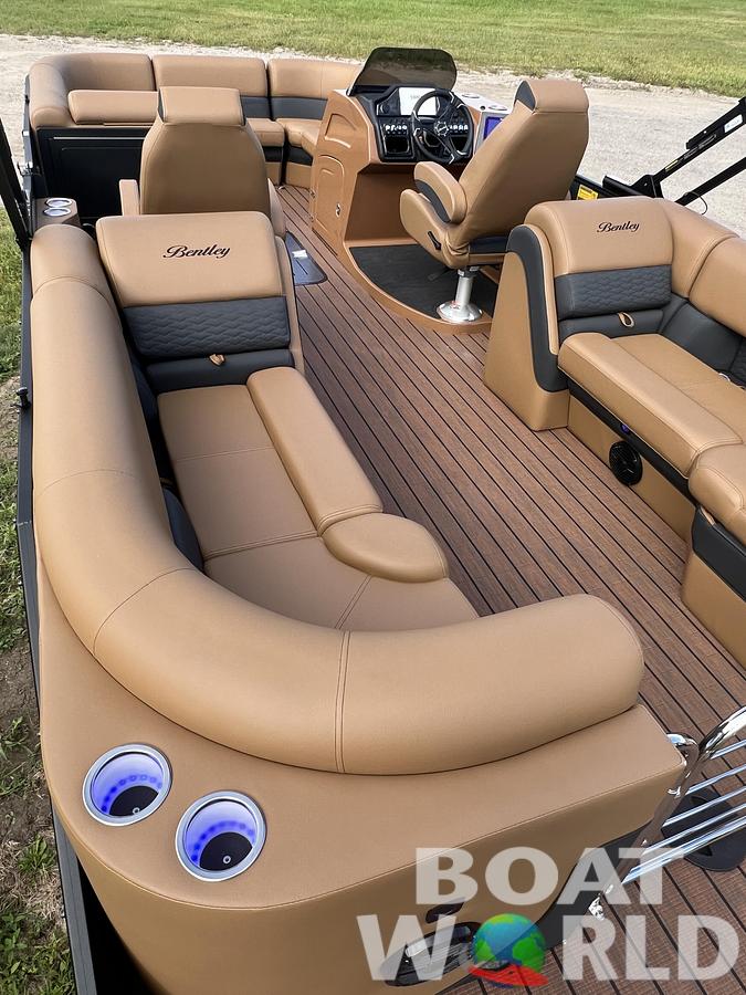 2026 Bentley Pontoons Elite 223 Admiral Quad Lounge Tritoon