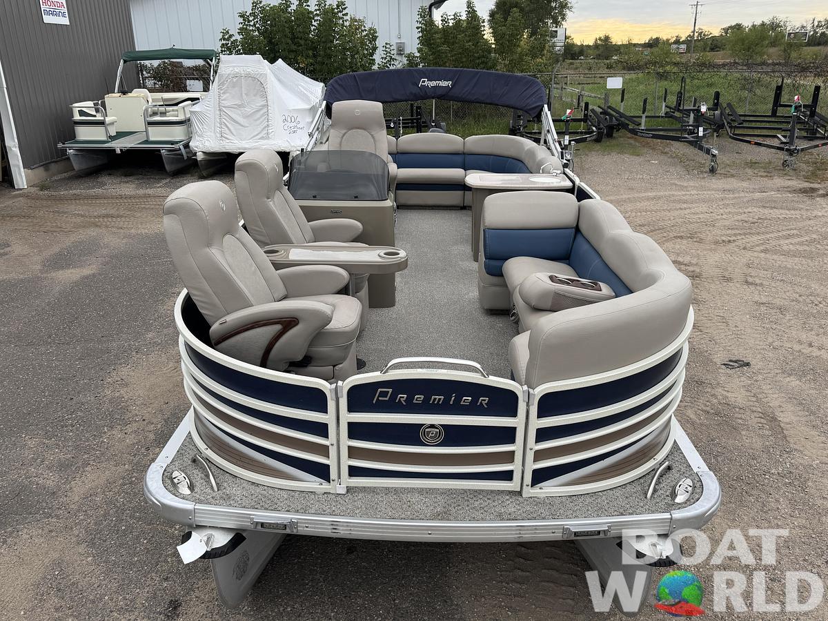 Used 2013 Premier 250 Intrigue Pontoon with 140HP Suzuki Fourstroke EFI