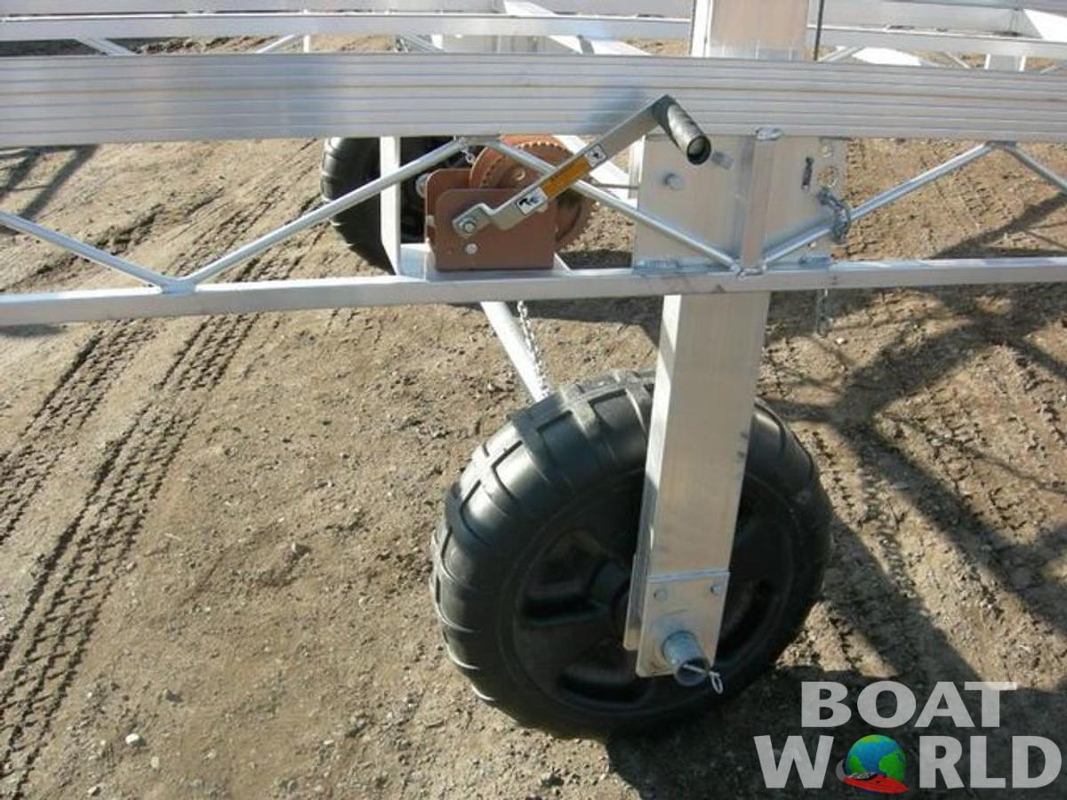 Aluminum Dock "Roll In" L8 Platform Dock w/ Aluminum Decking