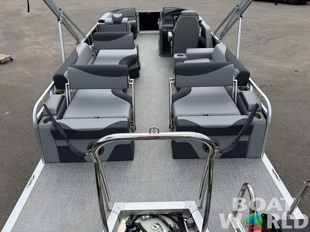 2025 Tahoe Pontoons LTZ 2385 Quad Lounge Shift Flip & Honda 4-Stroke EFI