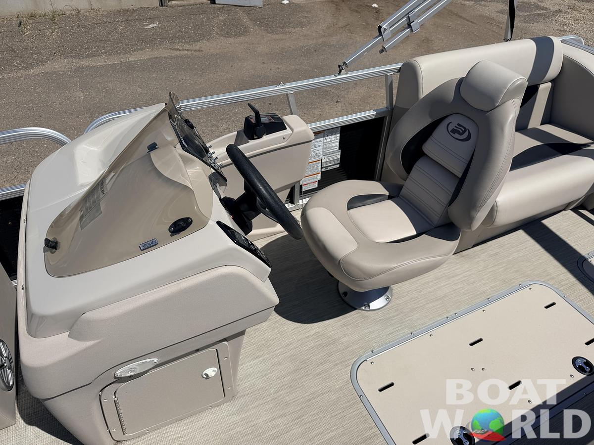 Used 2020 Princecraft Brio E 17 Pontoon & Torqueedo Electric Outboard - $19,995