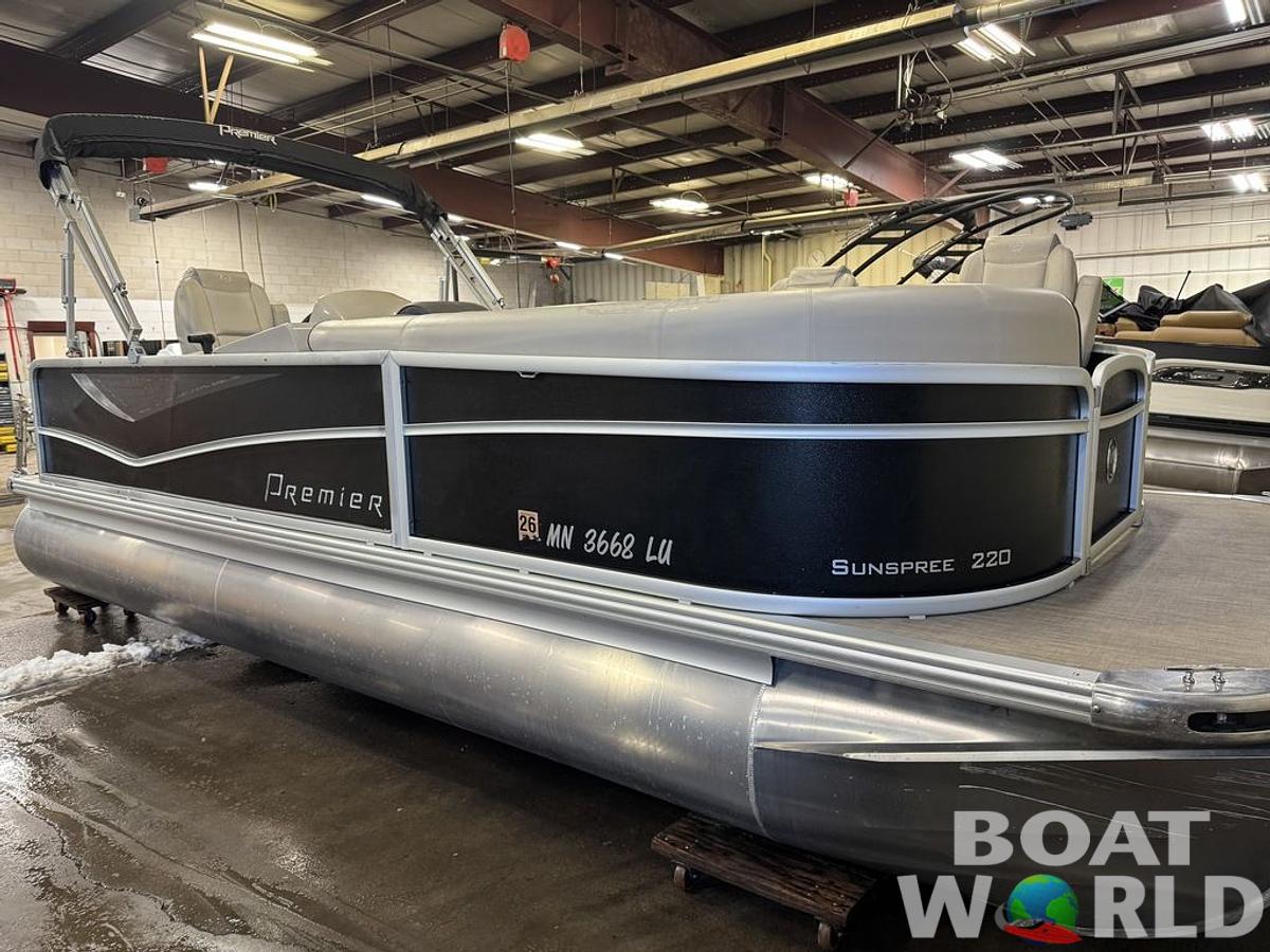 Used 2018 Premier SunSpree 220 DL Pontoon