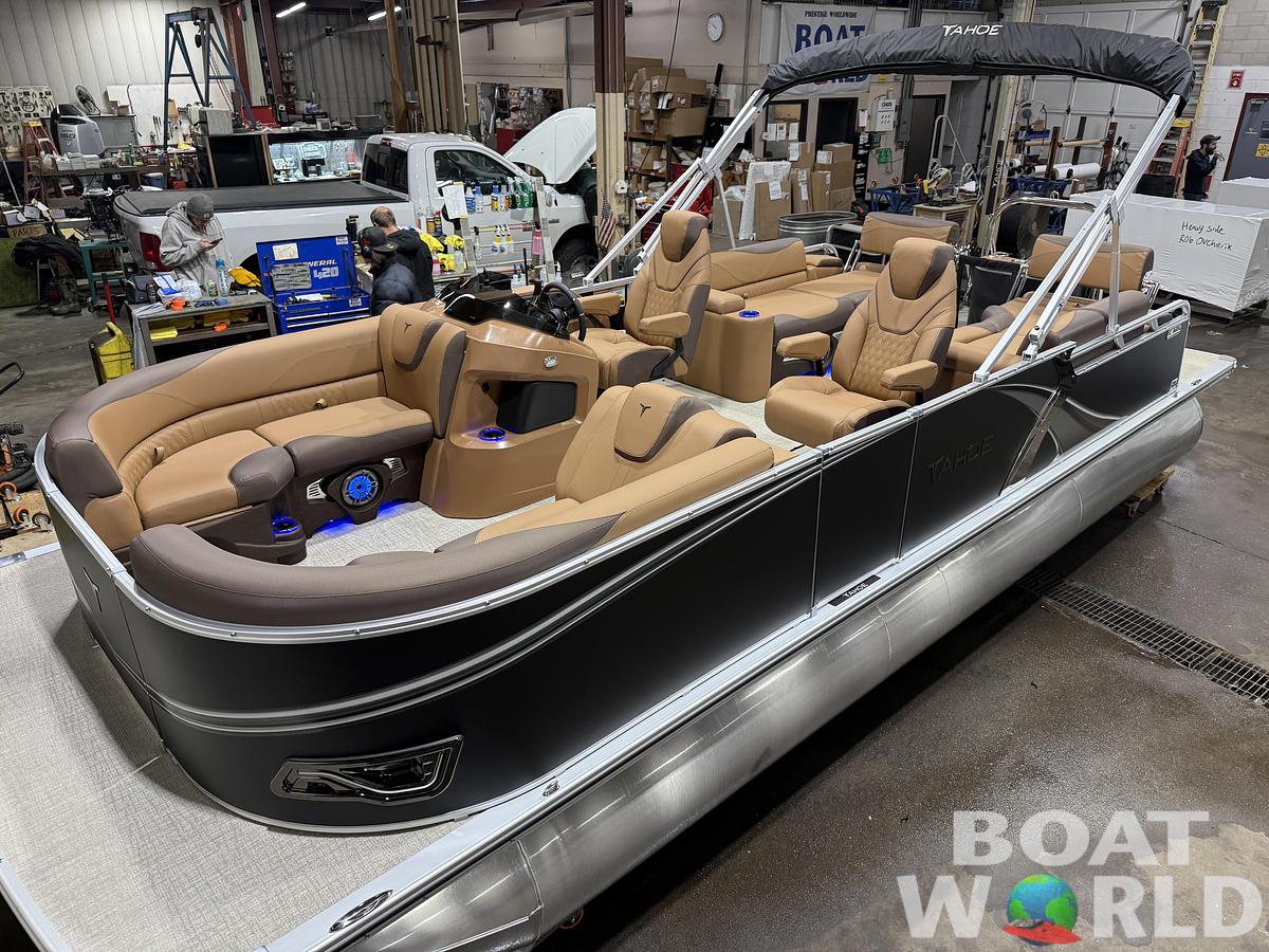 2026 Tahoe Pontoons LTZ 2385 Quad Lounge Shift SS Tritoon 