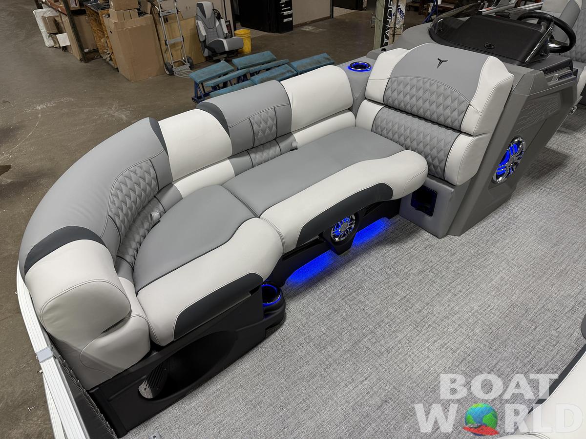 2025 Tahoe Pontoons Cascade 2385 Quad Lounge Shift SS Tritoon & Honda 4-Stroke EFI