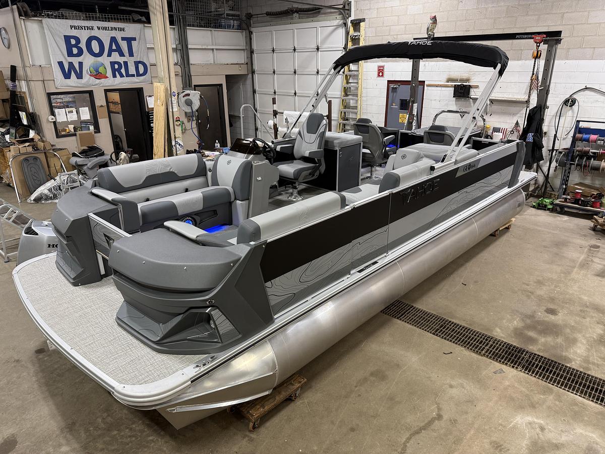 2025 Tahoe Pontoons GEOfish 2385 Rear Fish Tritoon & Honda 4-Stroke EFI