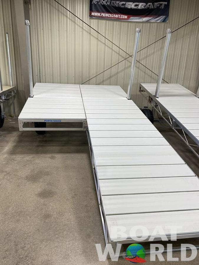 Aluminum Dock "Roll In" L8 Platform Dock w/ Aluminum Decking