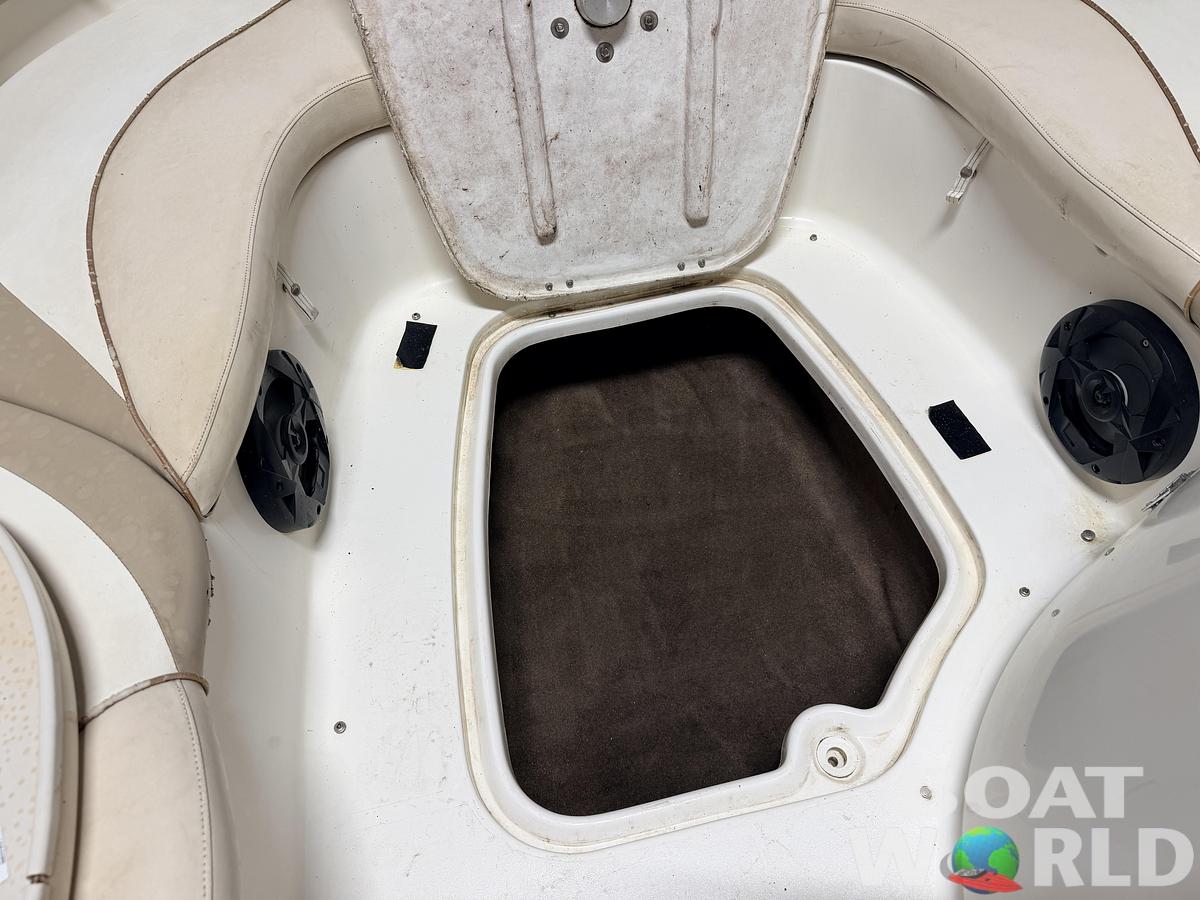 Used 2003 Glastron DX215 Deck Boat & 220HP 5.0L Volvo/Penta with Tandem Axle Trailer -$9,995