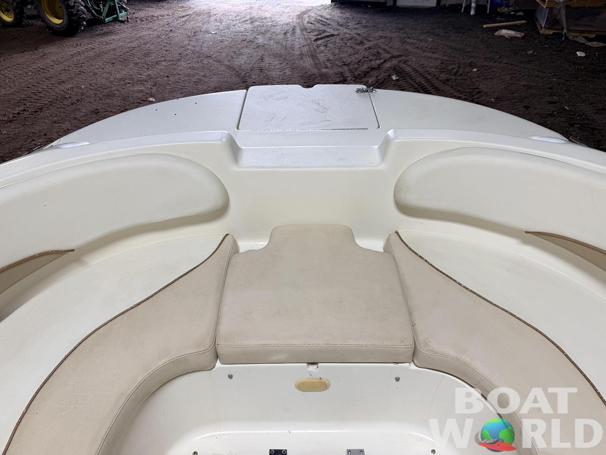 Used 2003 Glastron DX215 Deck Boat & 220HP 5.0L Volvo/Penta with Tandem Axle Trailer -$9,995
