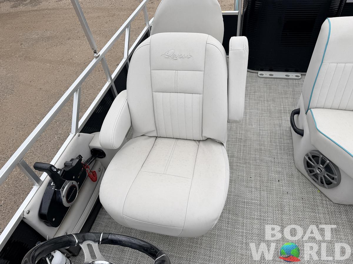 Used 2019 Qwest 822 Fish & Cruise Tritoon & 150HP Honda 4Stroke - $39,995