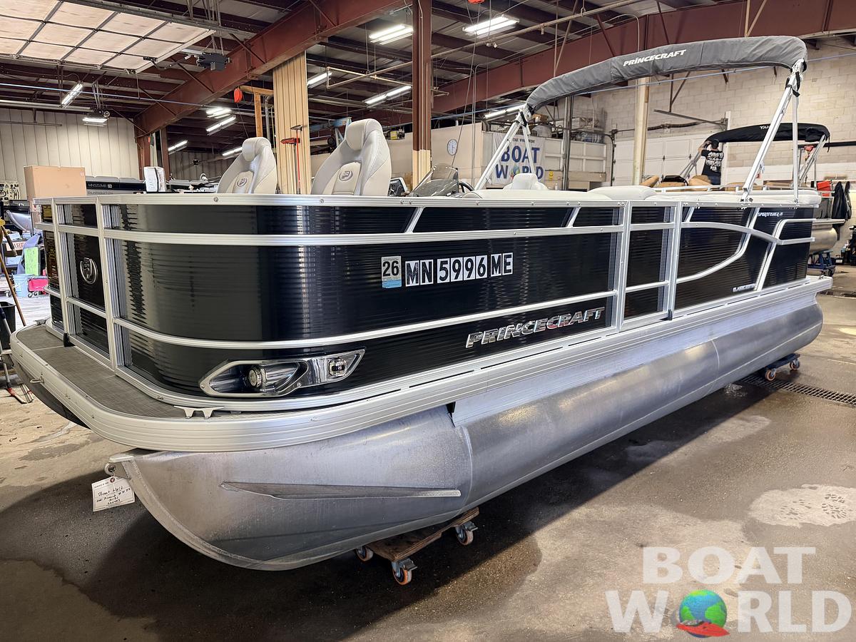 Used 2021 Princecraft 21 Sportfisher 2RS Pontoon & 90HP Mercury 4-Stroke -$27,995