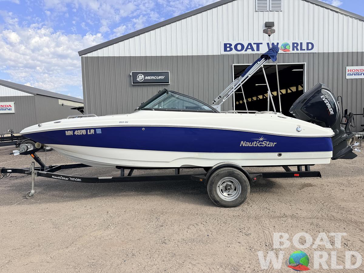 Used 2017 Nautic Star 203 DC Sport Deck &150HP Evinrude E-Tec -$24,995