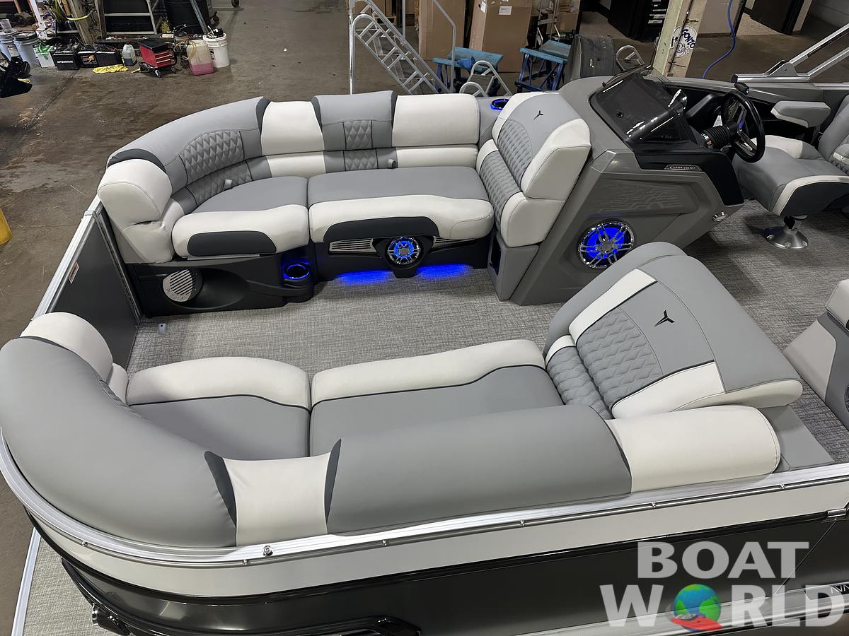 2025 Tahoe Pontoons Cascade 2385 Quad Lounge Shift Flip & Honda 4-Stroke EFI