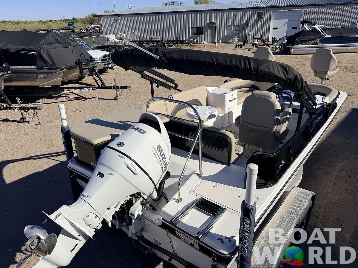 Used 2021 Hurricane Fun Deck 198 with 140HP Suzuki & Tandem Axle Trailer -$31,995