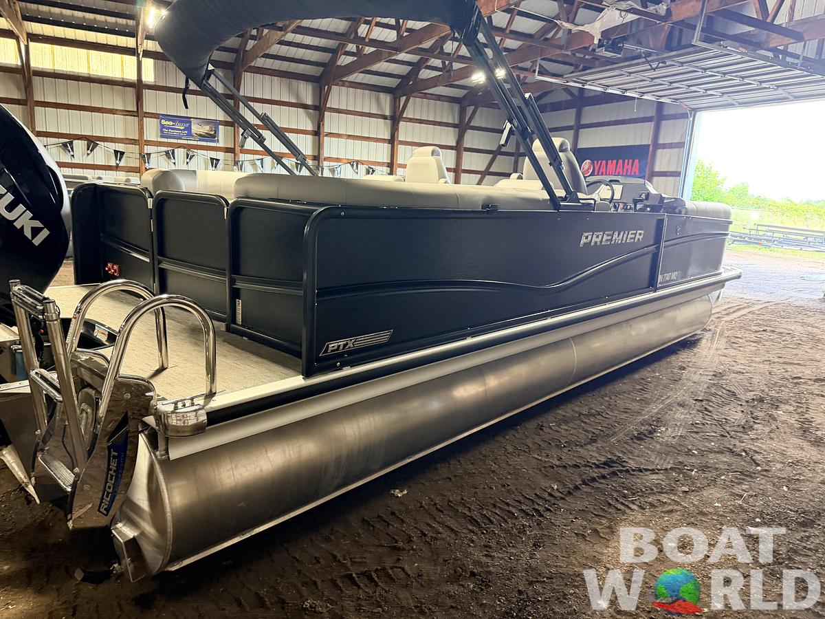 Used 2024 Premier 250 SunSation PTX Tritoon & 300HP Suzuki -$69,995