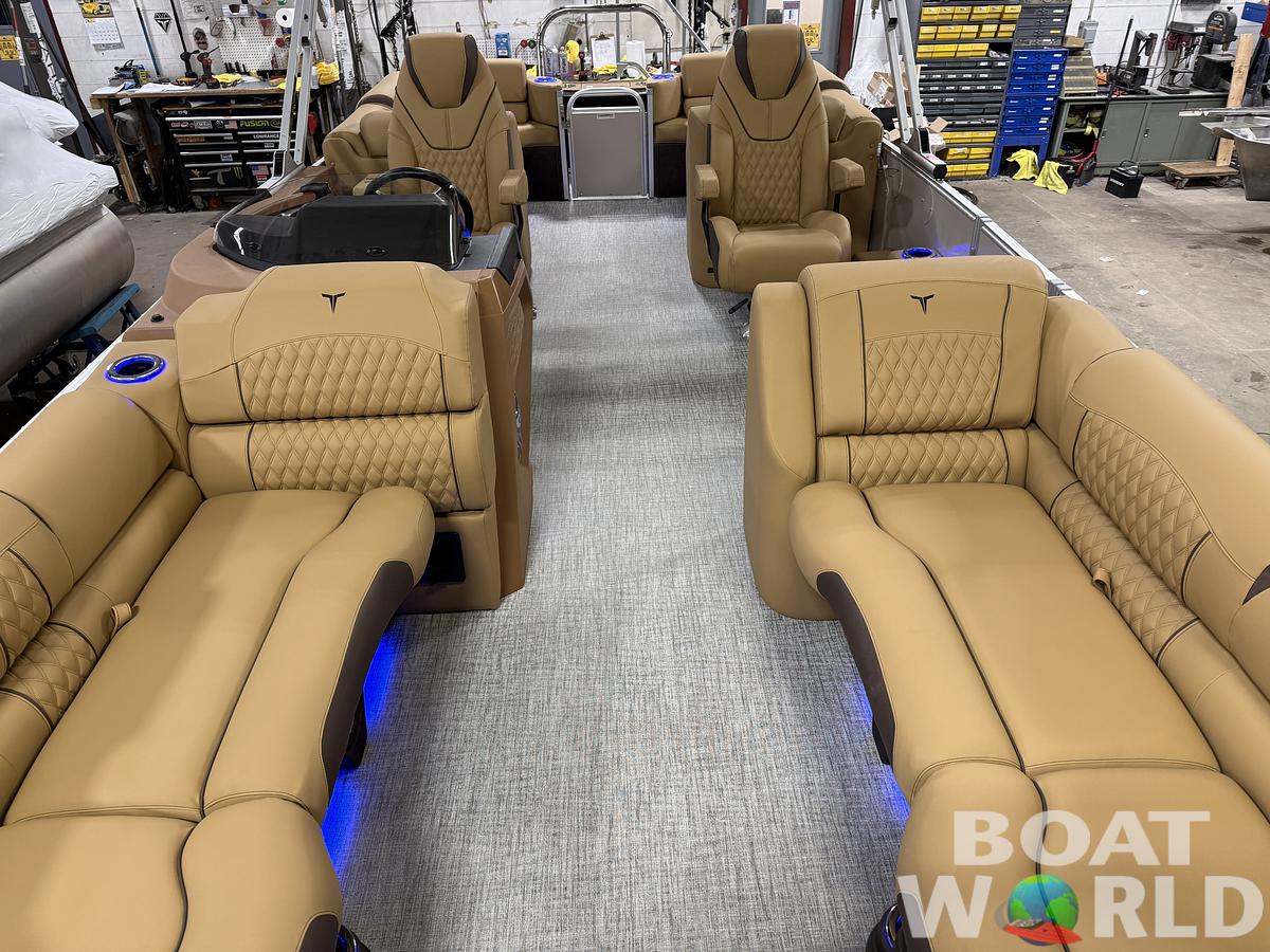 2025 Tahoe Pontoons Cascade 2385 Quad Lounge & Honda 4-Stroke EFI