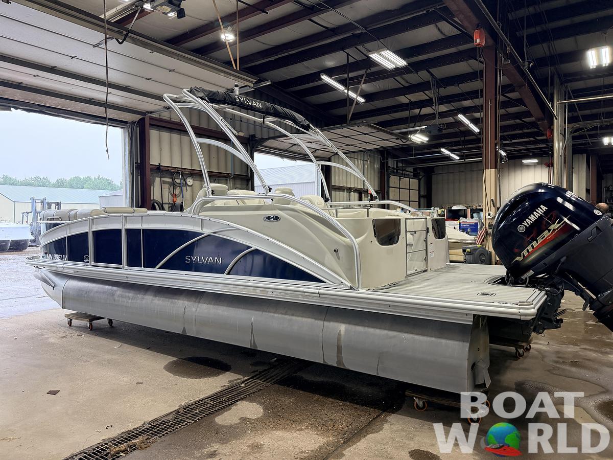 Used 2017 Sylvan S3 Rear Lounge with Sport Tower & 150HP Yamaha SHO VMAX - $39,995