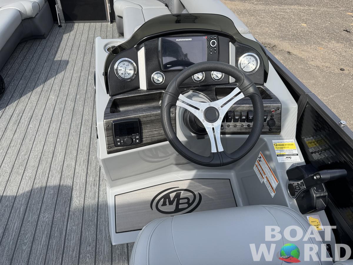 Used 2023 Montego Bay 8522 Quad Lounge Pontoon with 115HP Honda Fourstroke EFI