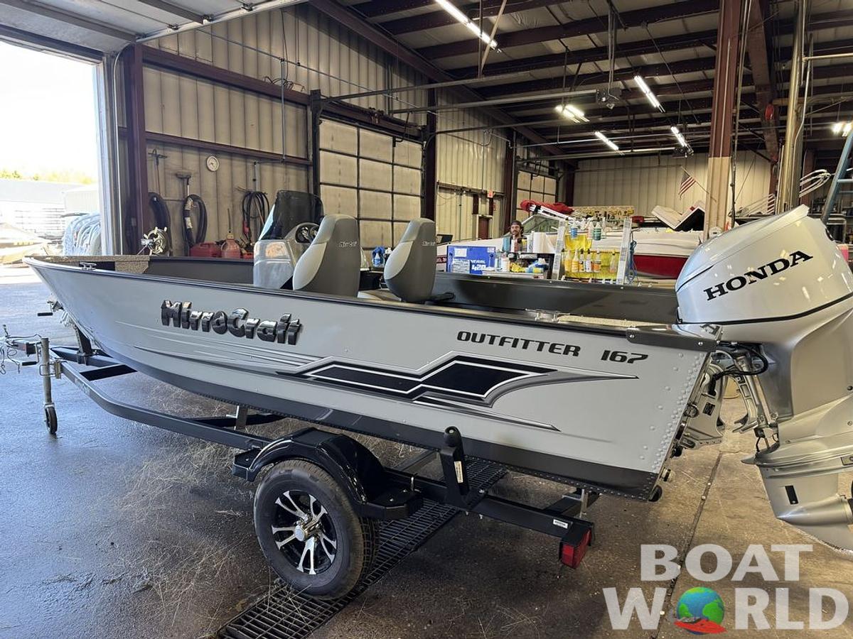 2025 Mirrocraft F167 Side Console & Honda 60HP 4-Stroke EFI