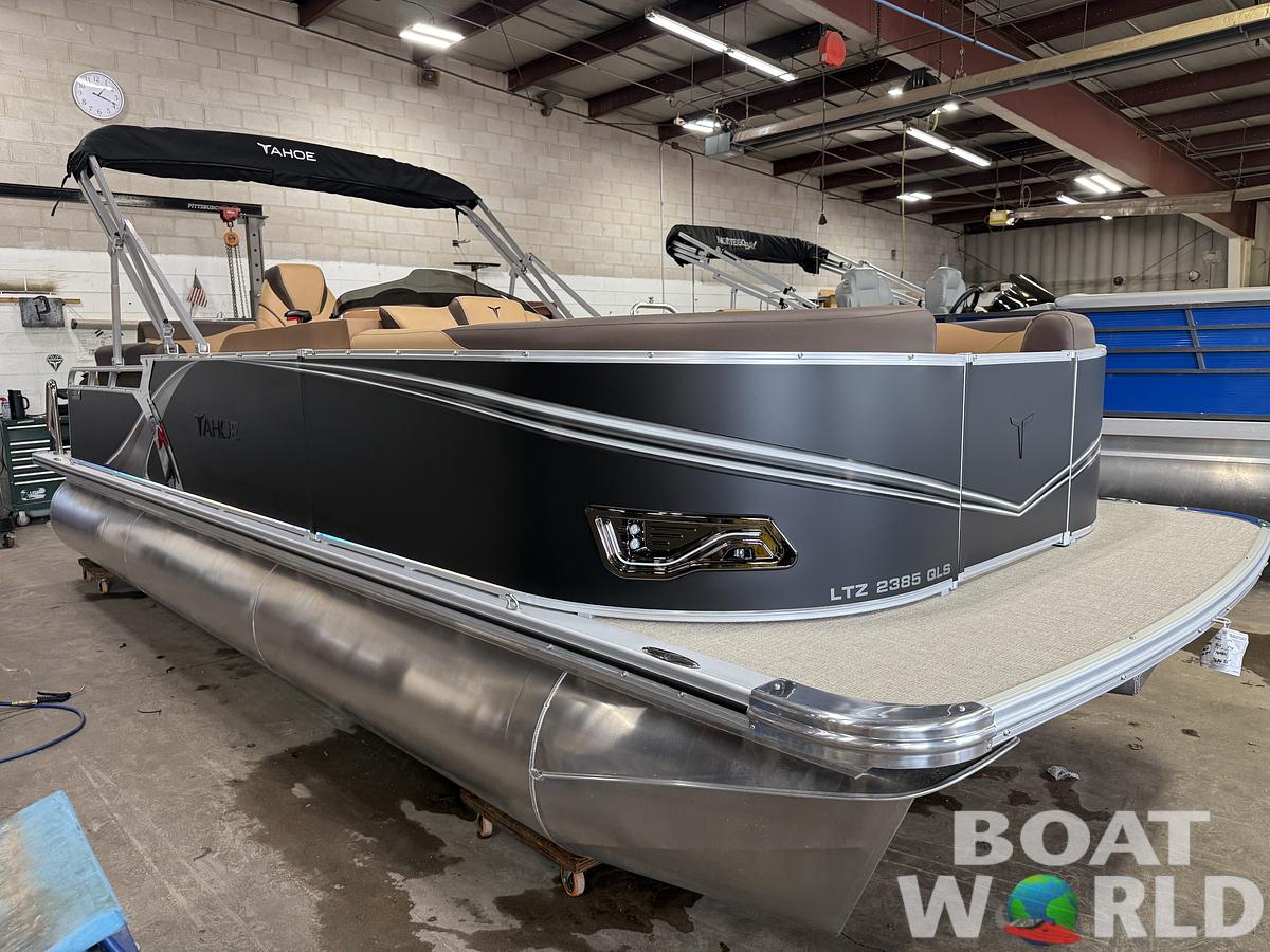 2025 Tahoe Pontoons LTZ 2385 Quad Lounge Shift Flip & Honda 4-Stroke EFI