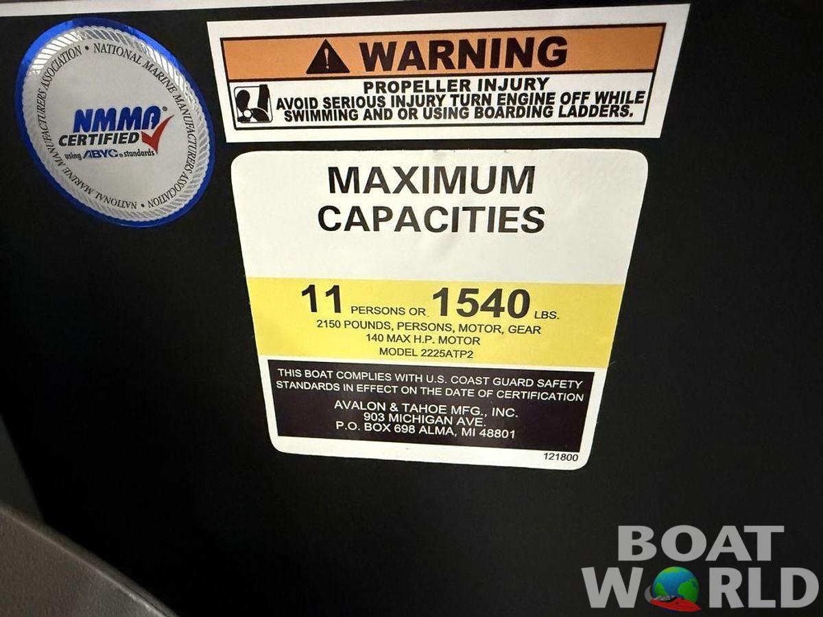 2025 Tahoe Pontoons LTZ 2385 Quad Lounge & Honda 4-Stroke EFI