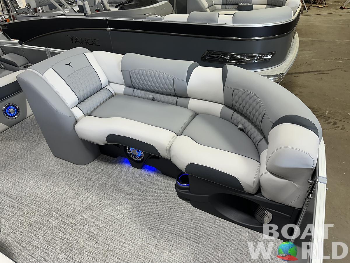 2025 Tahoe Pontoons Cascade 2385 Quad Lounge Shift Flip & Honda 4-Stroke EFI
