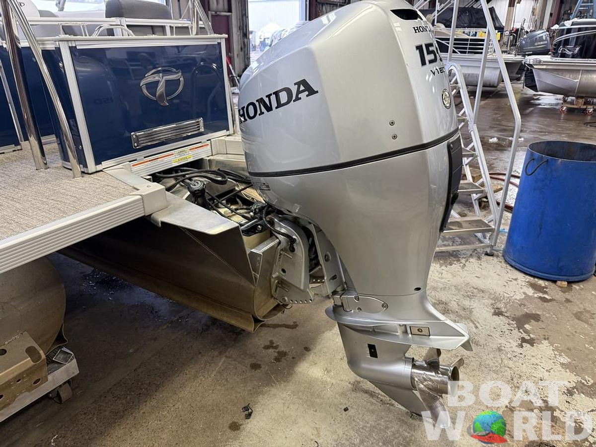 Used 2022 Tahoe Pontoons LTZ 2385 Quad Lounge Tritoon Pontoon & Honda 4-Stroke EFI