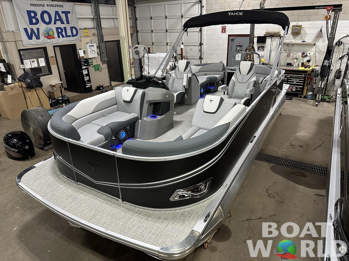 2025 Tahoe Pontoons LTZ 2385 Quad Lounge Tritoon & Honda 4-Stroke EFI