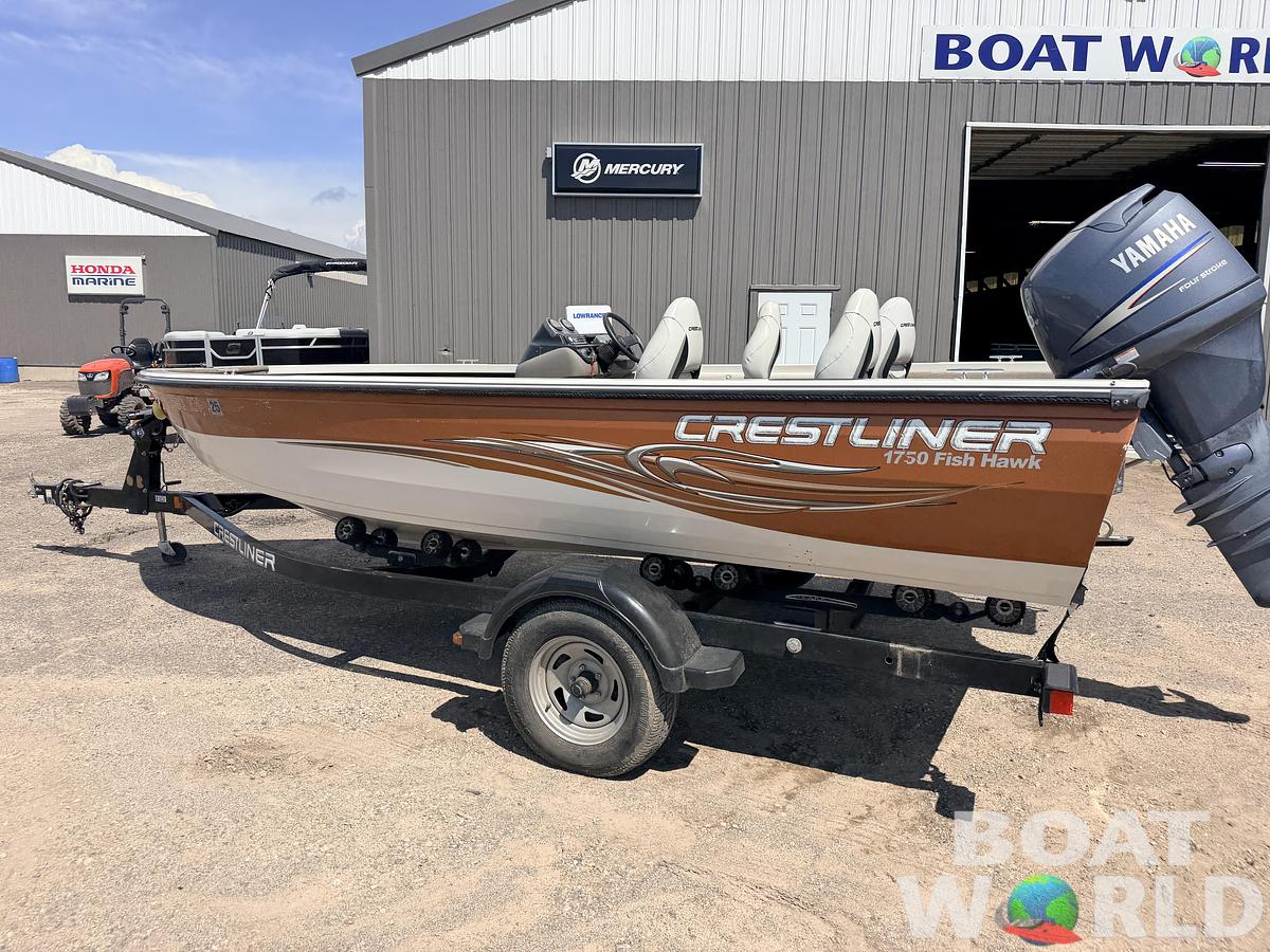 Used 2008 Crestliner 1750 Fish Hawk & 90HP Yamaha 4Stroke - $12,995