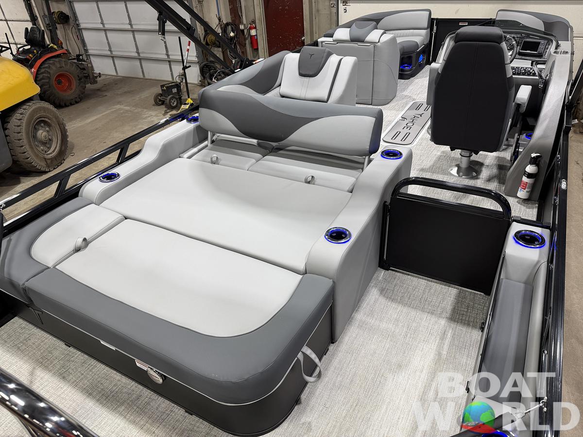 2026 Tahoe LTZ 300HP VRB 2385 Swingback Tritoon $68,995