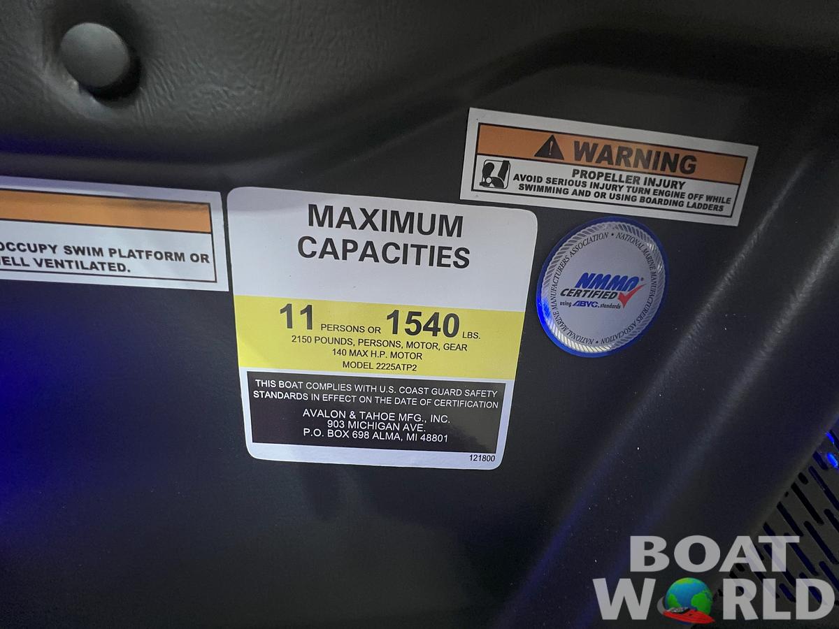 2025 Tahoe Pontoons Cascade 2385 Swingback (VRL) & Honda 4-Stroke EFI