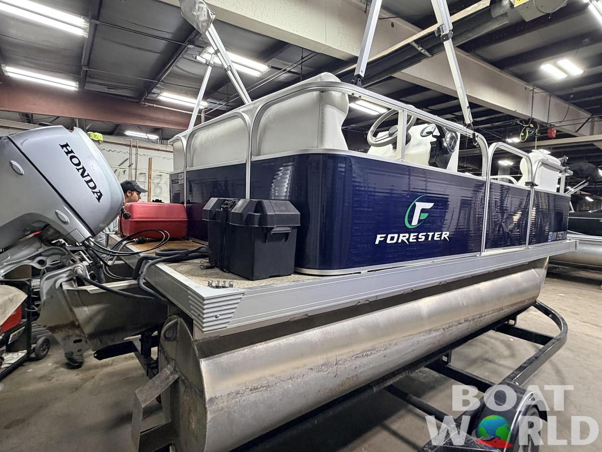 Used 2019 Forester 14' Fish n Fun Pontoon - $10,995