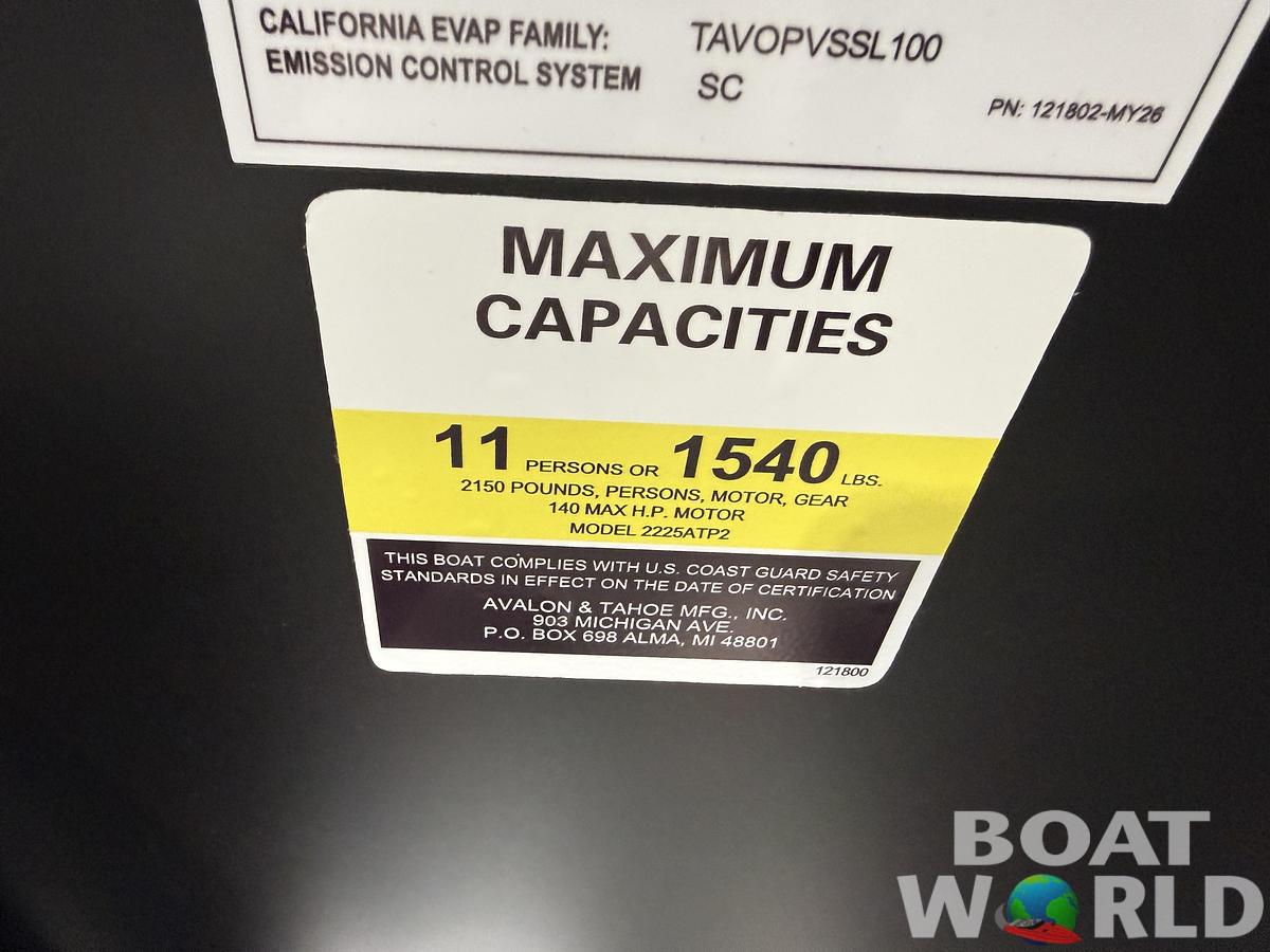 2026 Tahoe Pontoons LTZ 2385 Elite Cruise