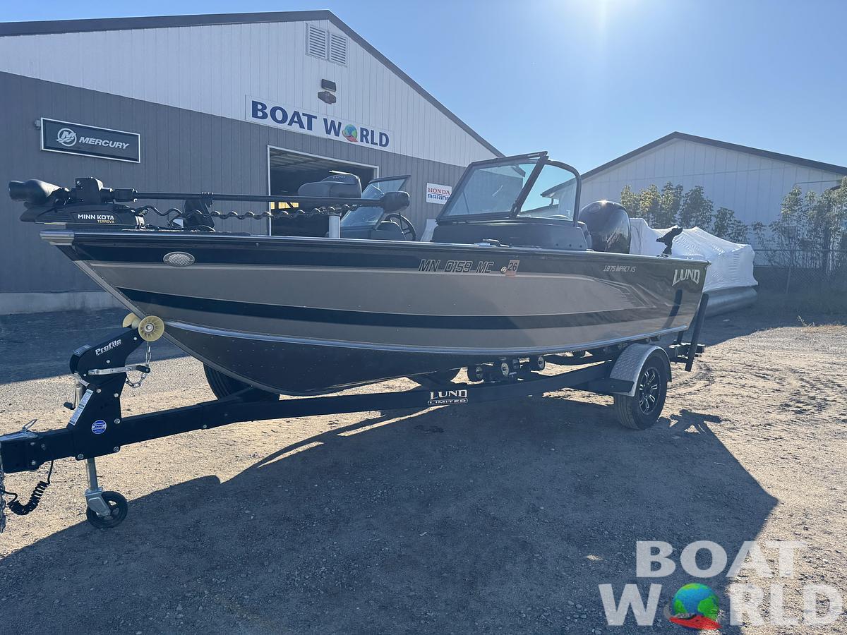 Used 2021 Lund 1875 Impact XS with 150HP Mercury Pro XS Fourstroke EFI