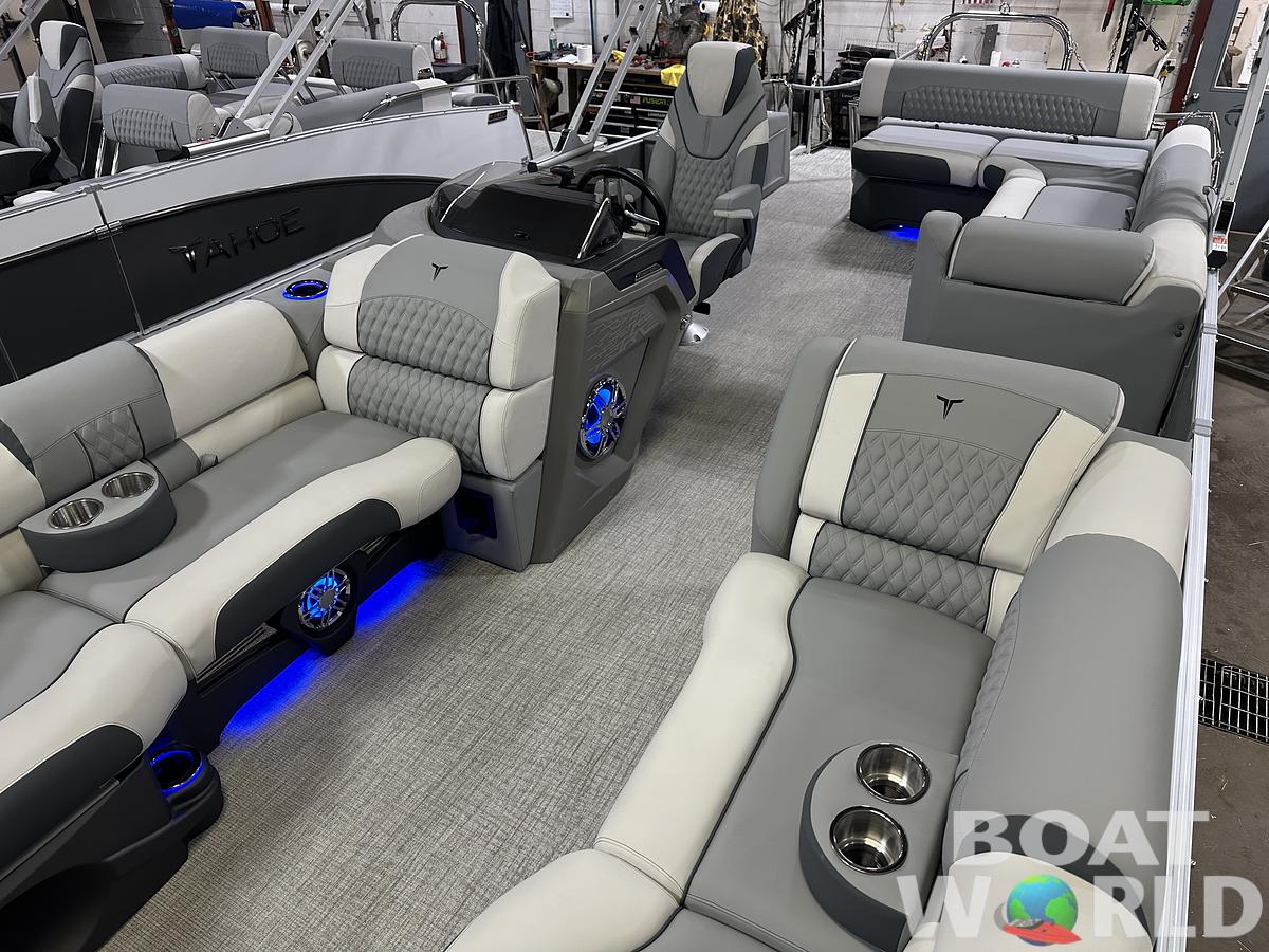 2025 Tahoe Pontoons Cascade 2385 Cruise Rear Bench (CRB) Tritoon & Honda 4-Stroke EFI