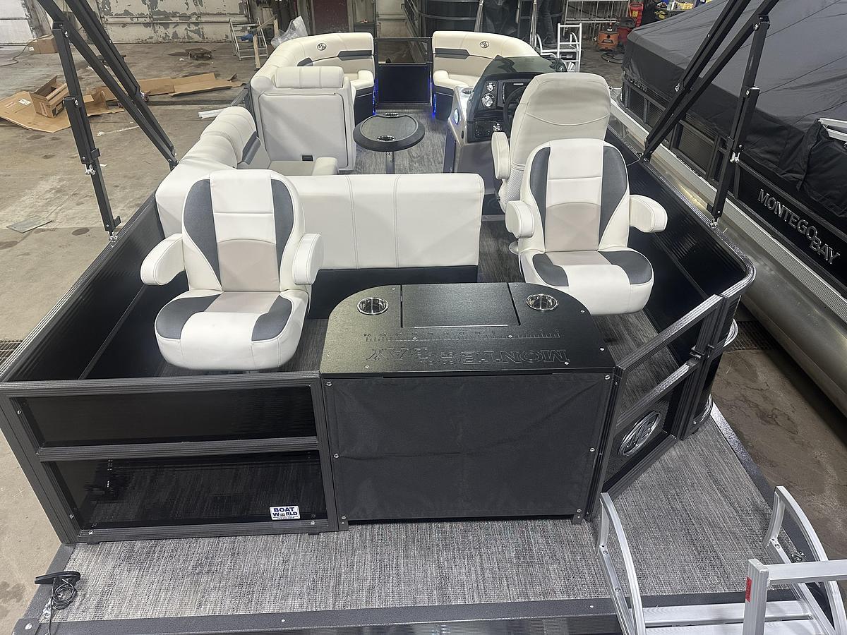 2025 Montego Bay 8522 Fish & Cruise Deluxe Pontoon & Honda 4-Stroke EFI