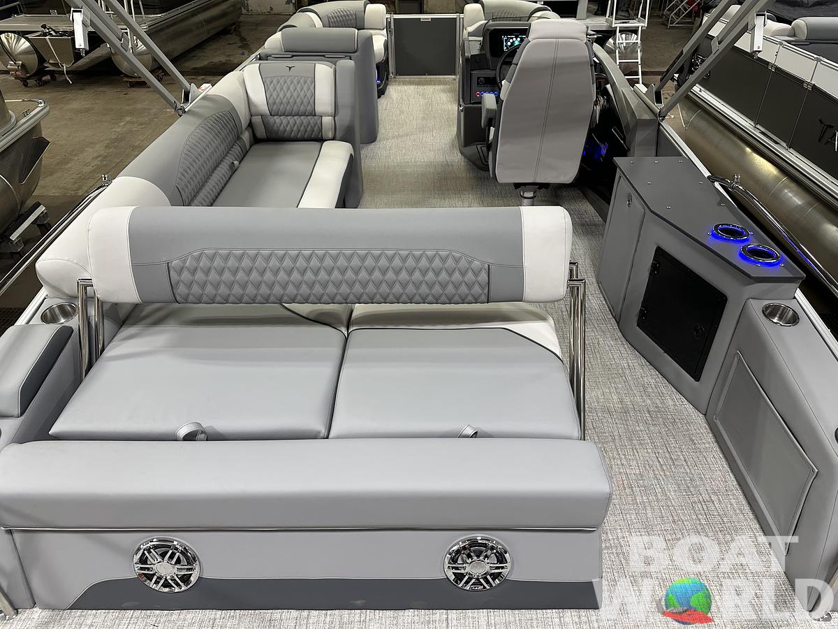 2025 Tahoe Pontoons Cascade 2385 Cruise Rear Bench (CRB) Tritoon & Honda 4-Stroke EFI