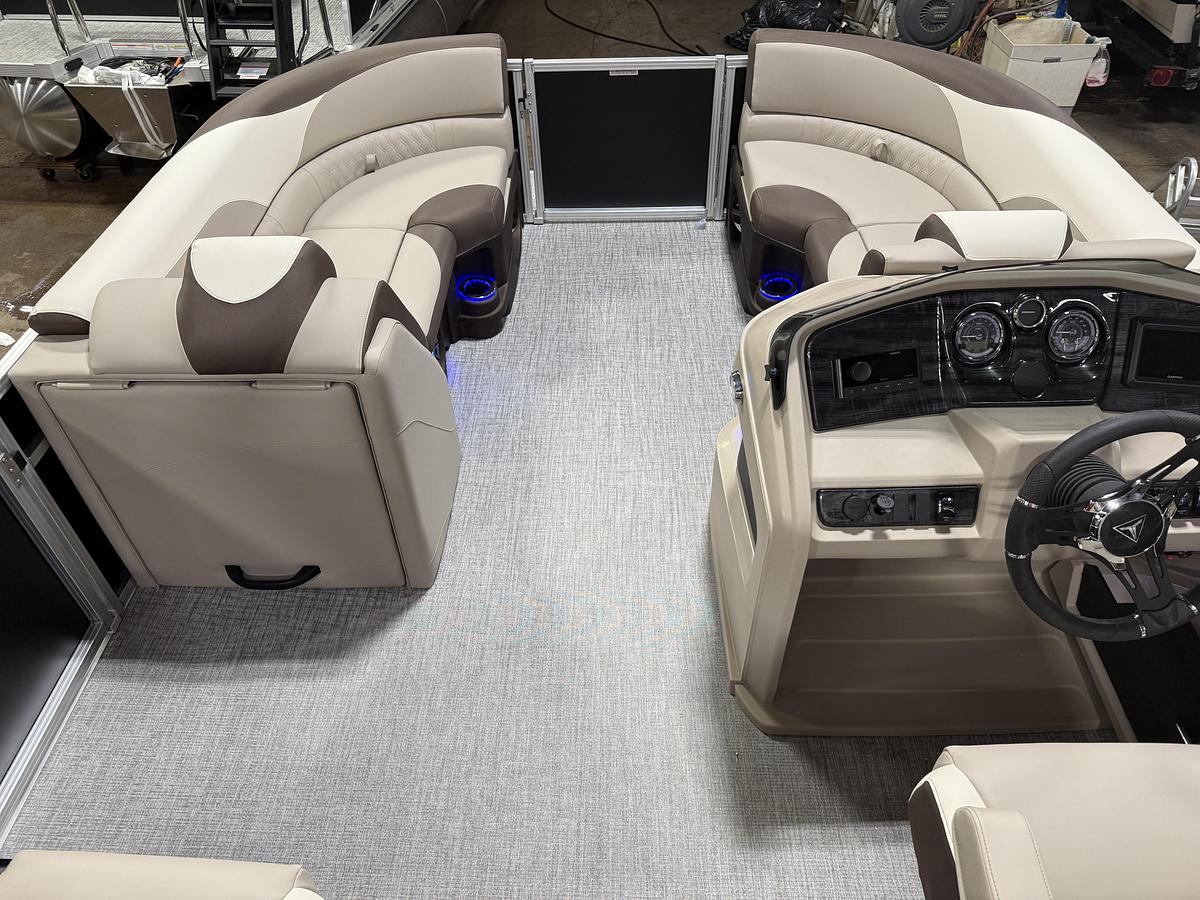 2025 Tahoe Pontoons LTZ 2385 Quad Lounge Shift SS Tritoon & Honda 4-Stroke EFI