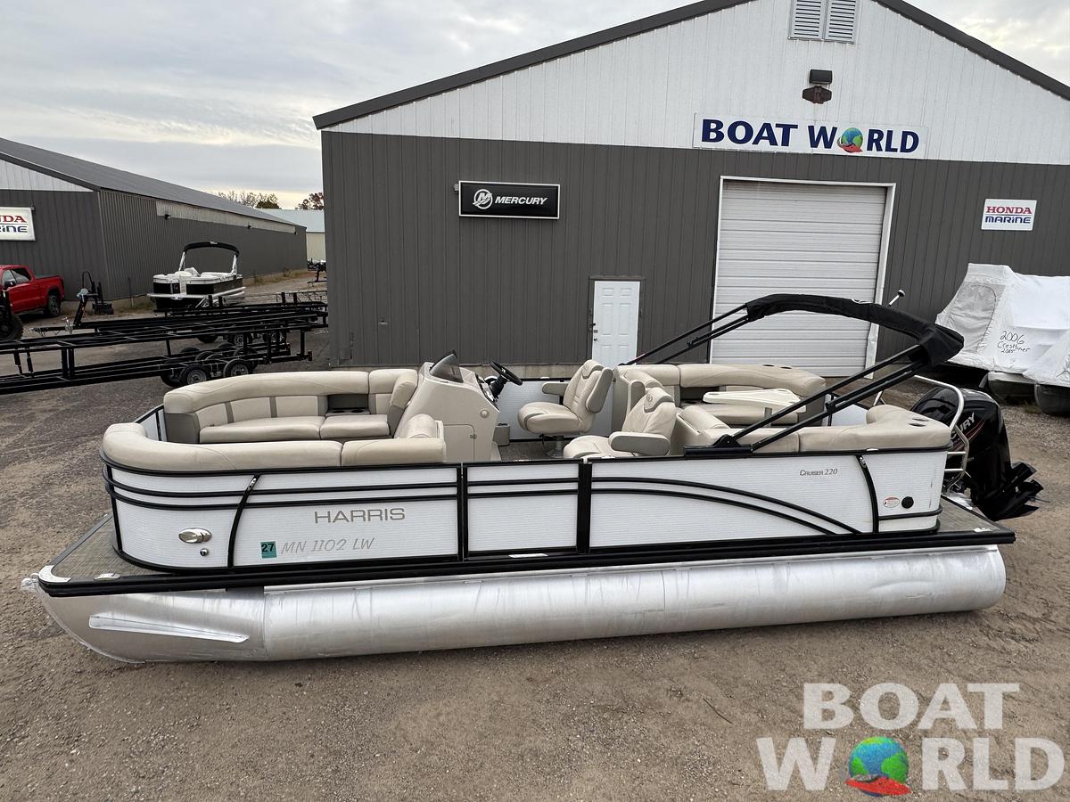 Used 2018 Harris Cruiser 220 Tritoon Pontoon
