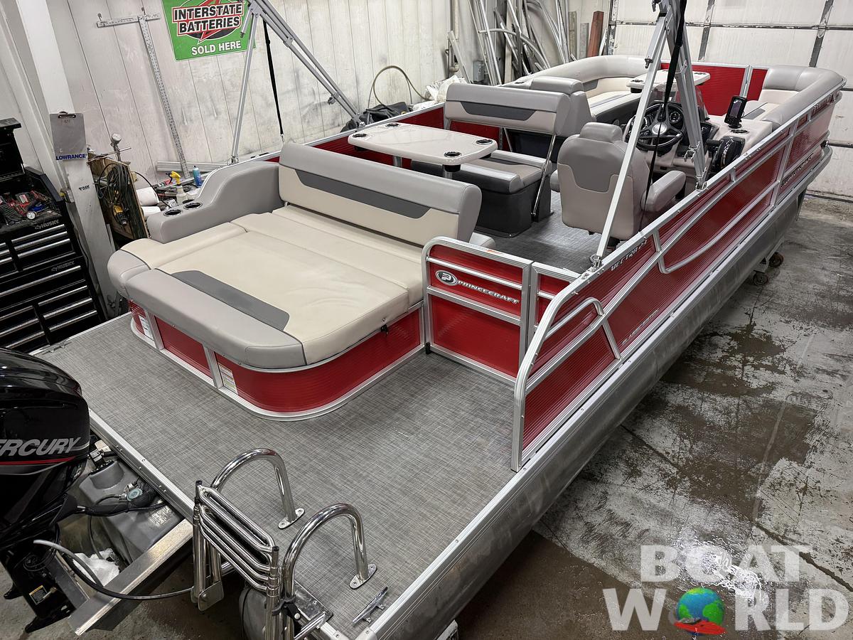 Used 2021 Princecraft Vectra 23 RL Dinette Swingback Pontoon & 115HP