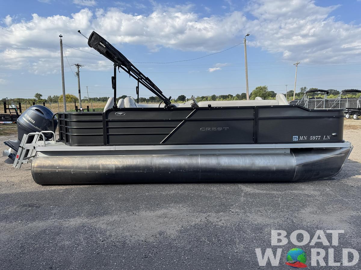 Used 2017 Crest  200 Pontoon with 115HP Yamaha Fourstroke EFI