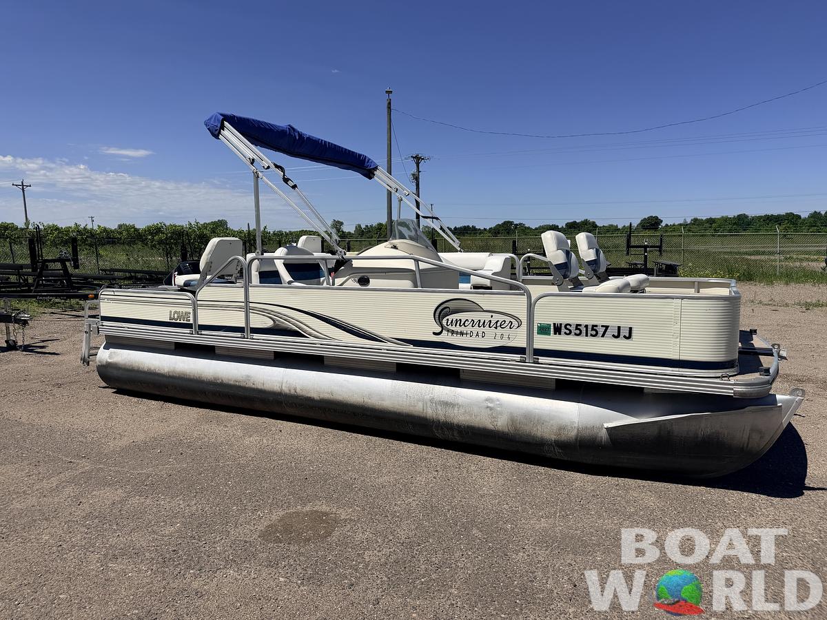 Used 2001 Lowe SunCruiser Trinidad 204 & 50HP Mercury 4Stroke -$11,995