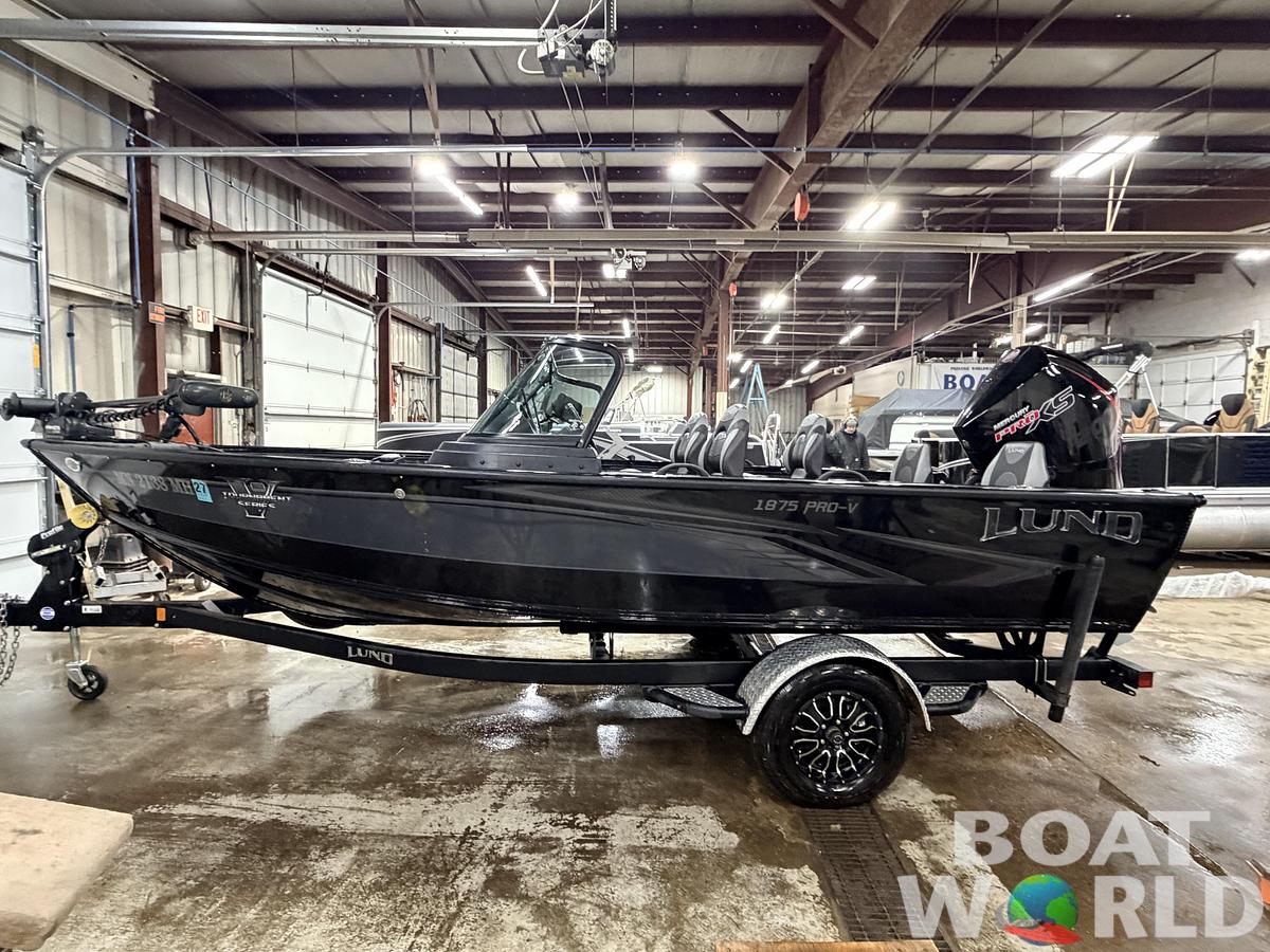 Used 2022 Lund 1875 Pro-V &  200HP Mercury ProXS - $49,995