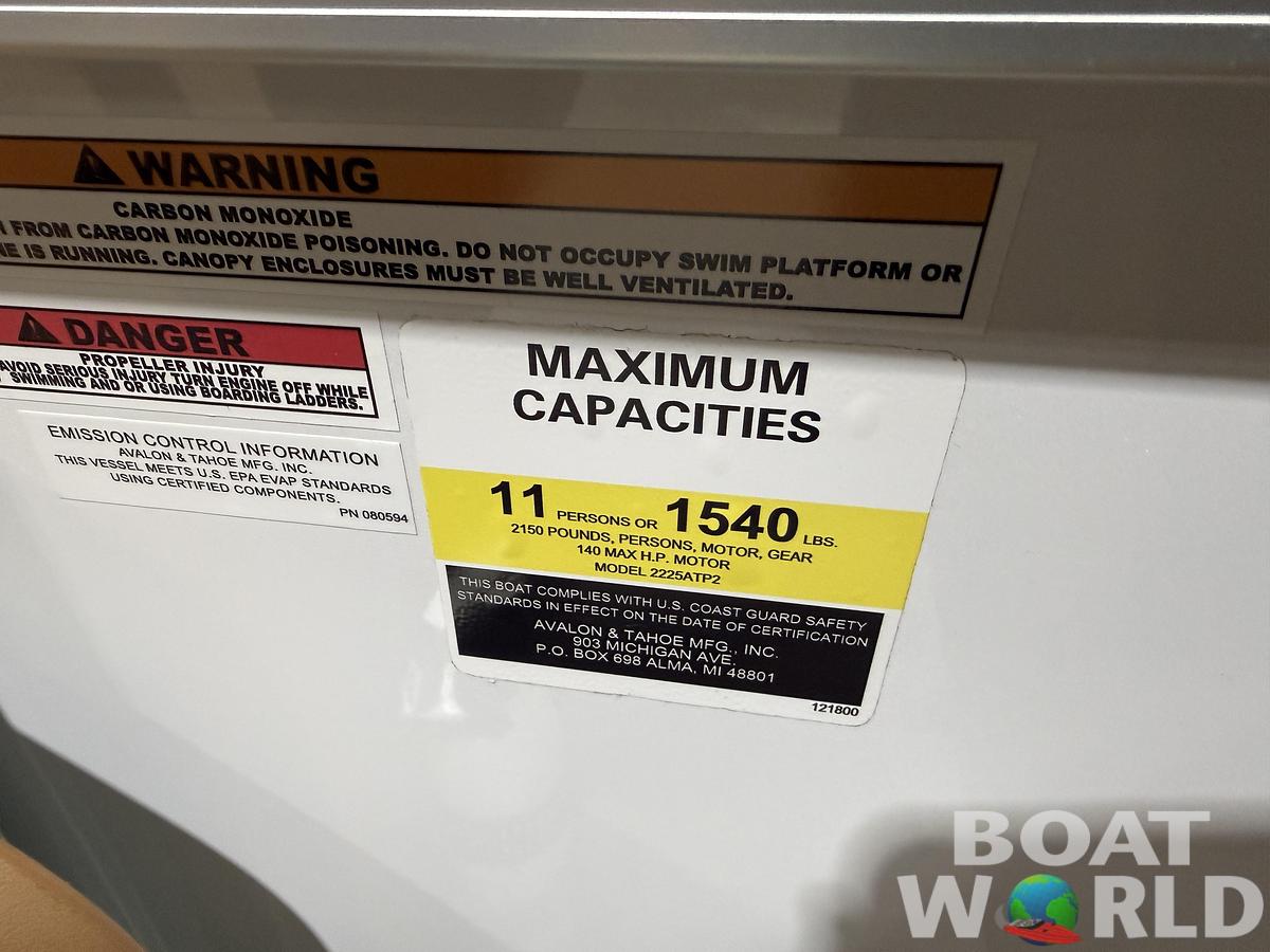 2026 Tahoe Pontoons LTZ 2385 Quad Lounge 