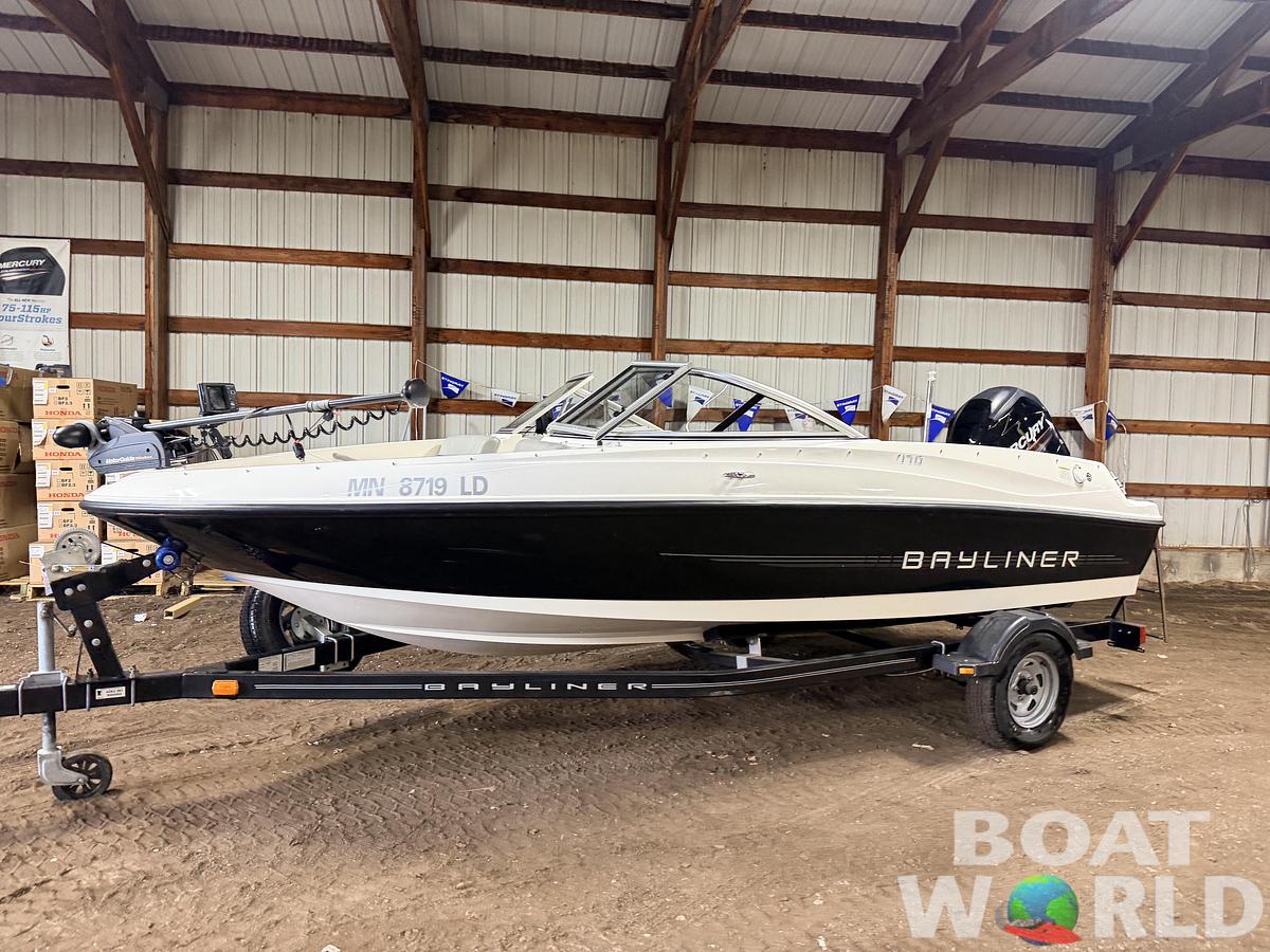 Used 2013 Bayliner 170 Fish & Ski with Single Axle Trailer & 115HP Mercury 4Stroke - $12,995