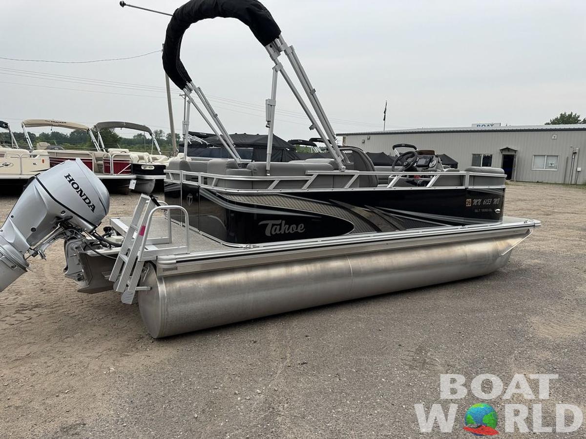 Used 2021 Tahoe Pontoons SLT 18' Quad Lounge & Honda 60HP 4-Stroke EFI
