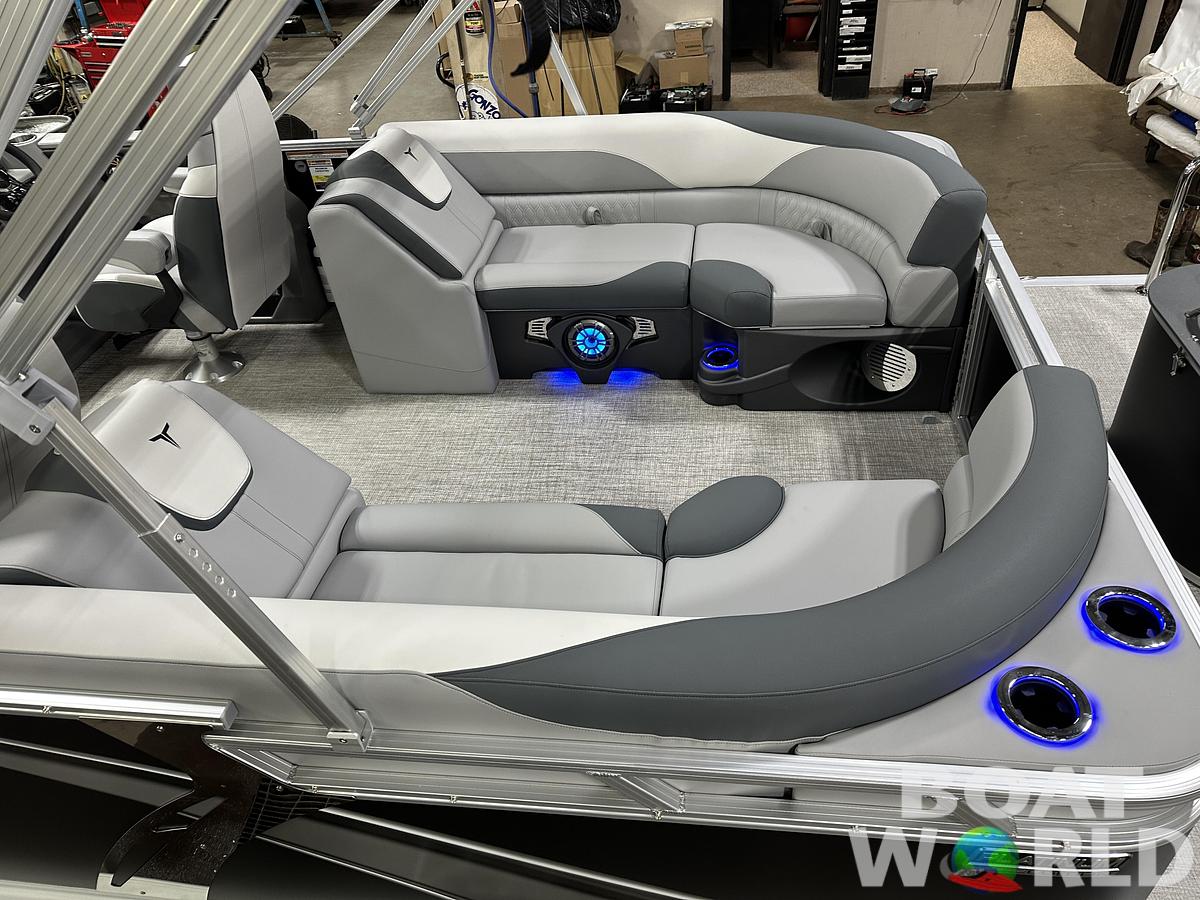 2025 Tahoe Pontoons LTZ 2385 Quad Lounge Tritoon & Honda 4-Stroke EFI