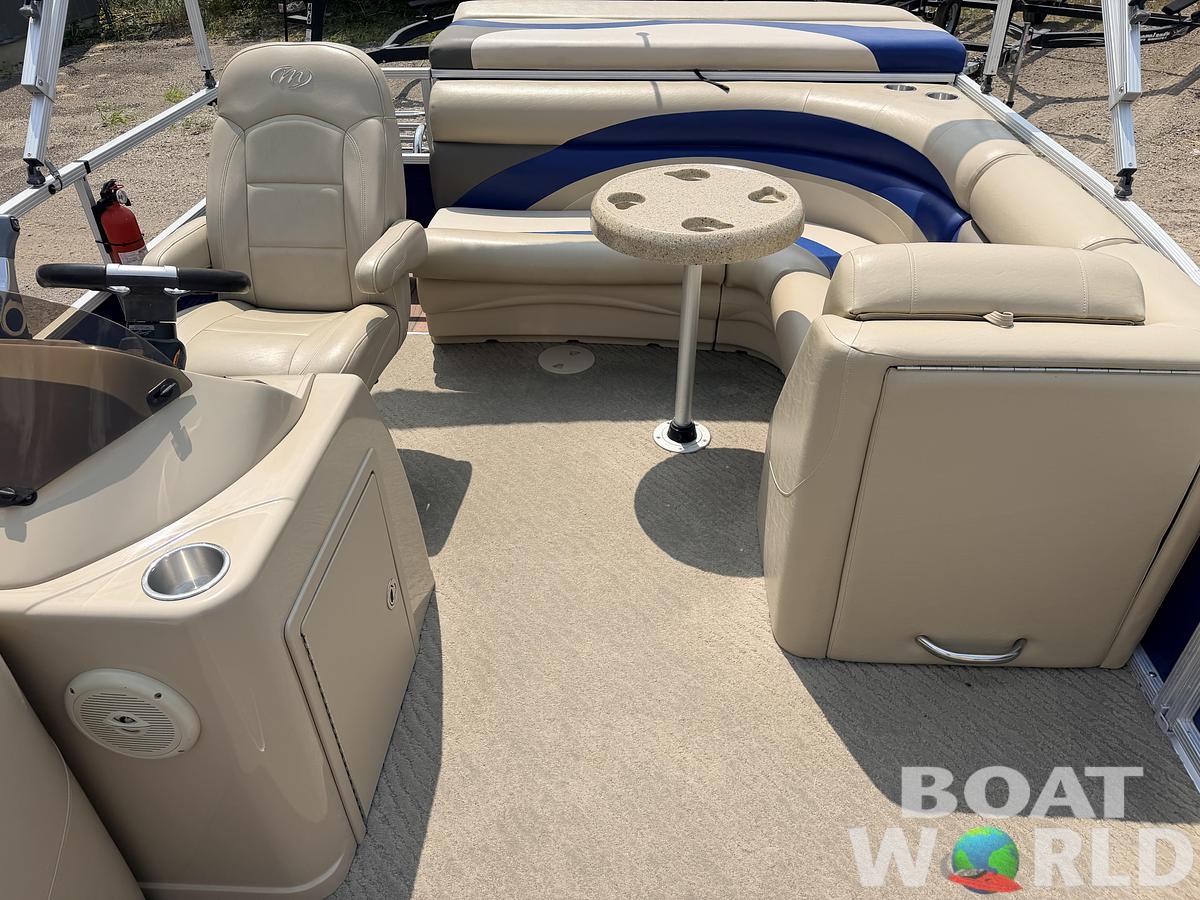 Used 2013 Manitou 220 Xplode VP Tritoon & 150HP Yamaha 4Stroke -$29,995