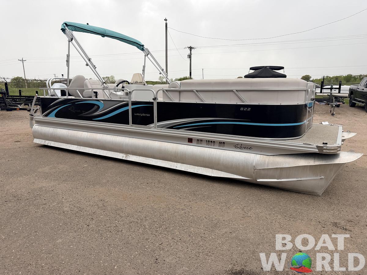 Used 2019 Qwest 822 Fish & Cruise Tritoon & 150HP Honda 4Stroke - $39,995