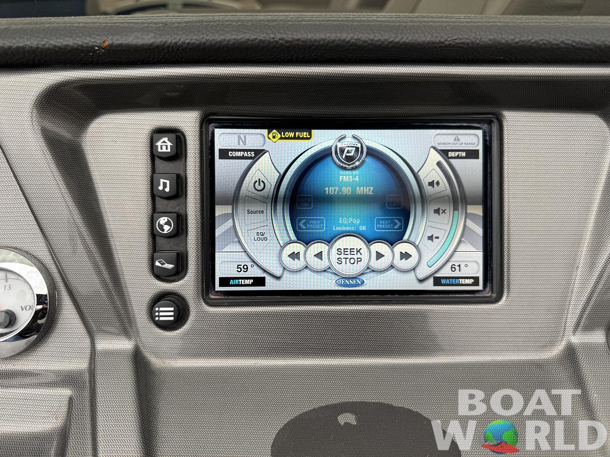 Used 2013 Premier 250 Intrigue Pontoon with 140HP Suzuki Fourstroke EFI